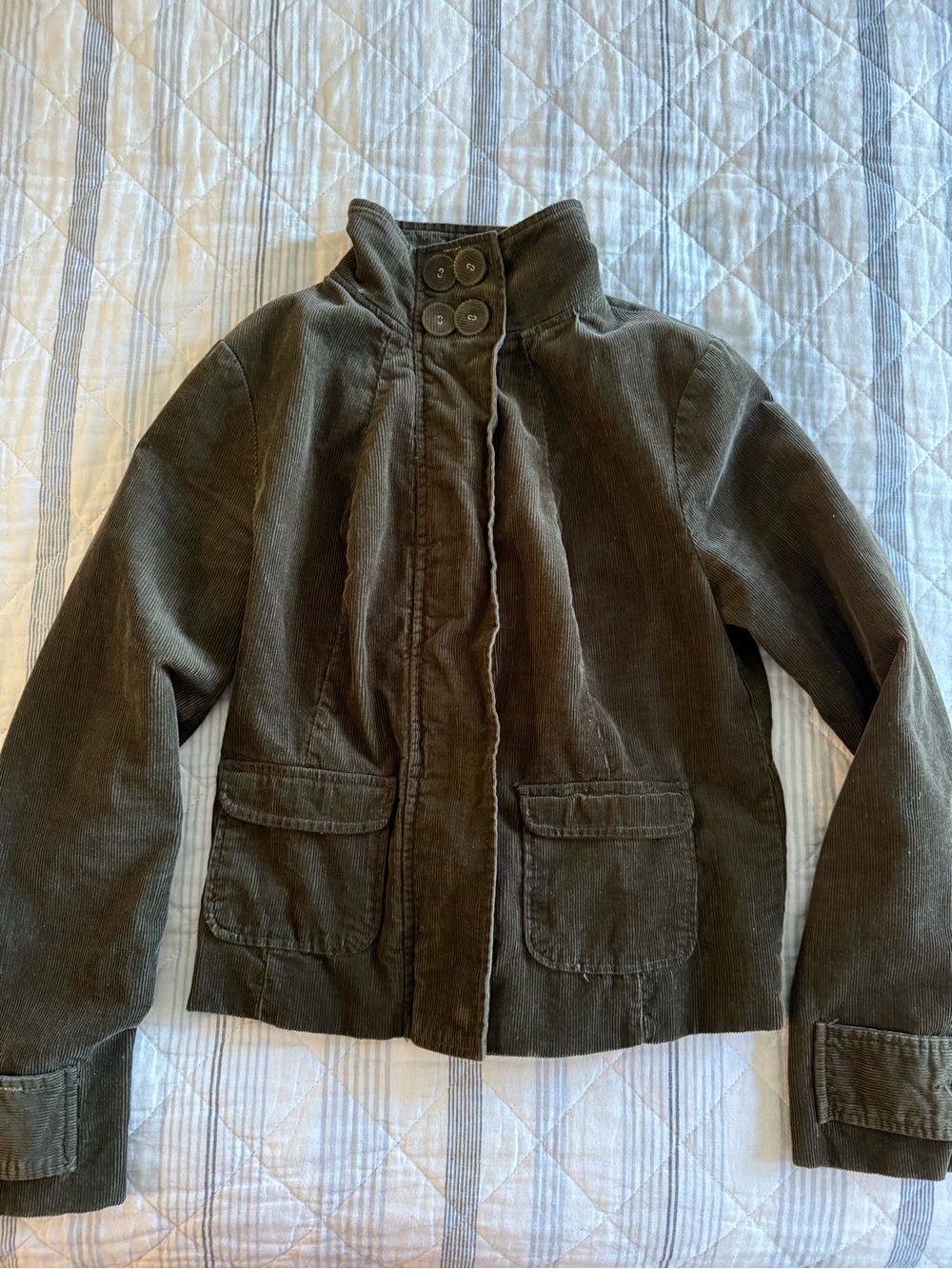 Merona Olive Corduroy Utility Jacket